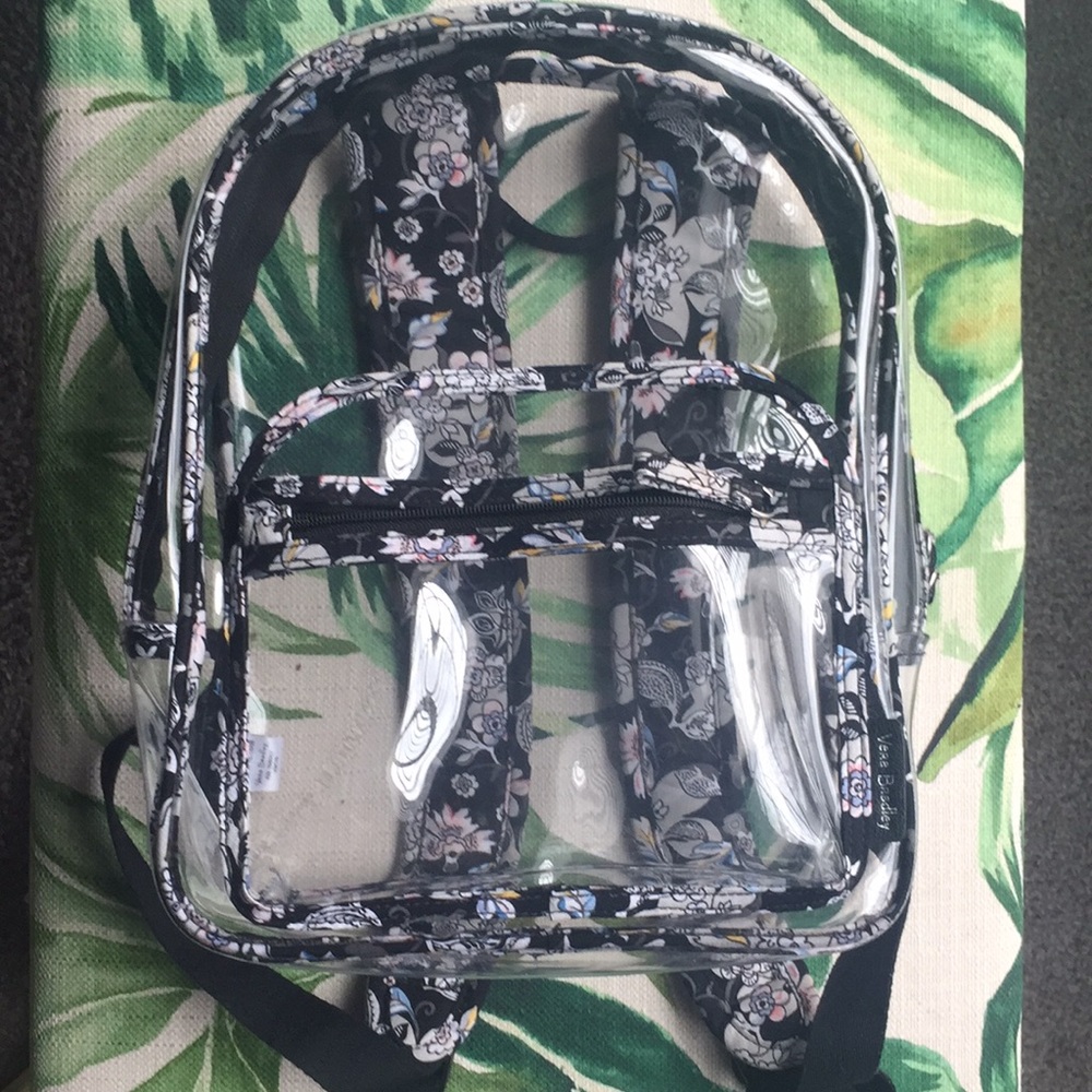Lightly Used Vera Bradley Clear Mini Back Pack